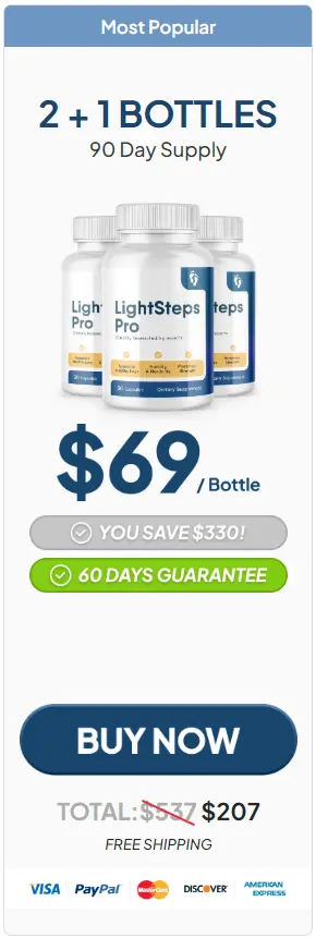 LightSteps Pro 3 Bottle Price